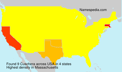 Surname Cuschera in USA Surname Cuschera in USA
