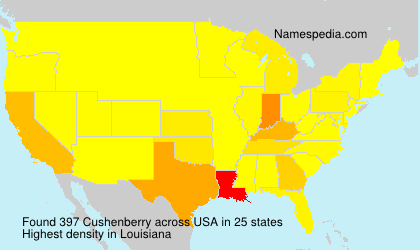 Surname Cushenberry in USA Surname Cushenberry in USA