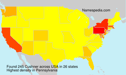 Surname Cushner in USA Surname Cushner in USA