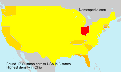 Surname Cusman in USA Surname Cusman in USA
