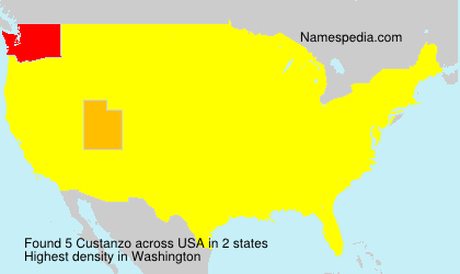 Surname Custanzo in USA Surname Custanzo in USA