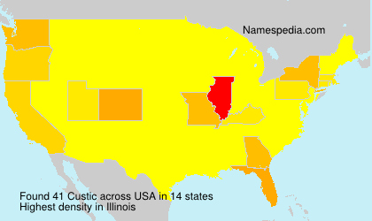 Surname Custic in USA Surname Custic in USA