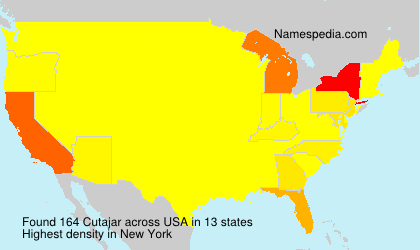 Surname Cutajar in USA