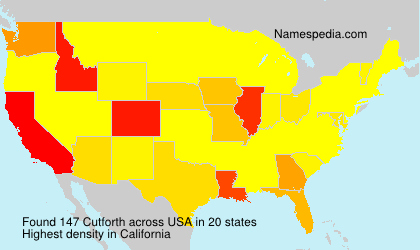 Surname Cutforth in USA Surname Cutforth in USA