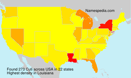 Surname Cuti in USA Surname Cuti in USA