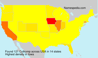 Surname Cutkomp in USA Surname Cutkomp in USA