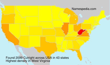 Surname Cutright in USA Surname Cutright in USA