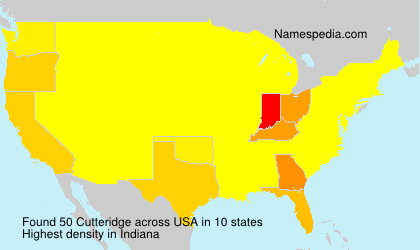 Surname Cutteridge in USA Surname Cutteridge in USA