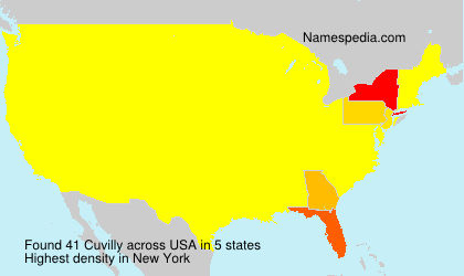 Surname Cuvilly in USA Surname Cuvilly in USA