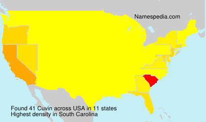 Surname Cuvin in USA Surname Cuvin in USA