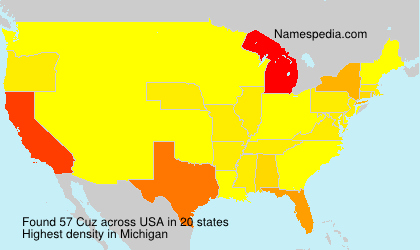 Surname Cuz in USA Surname Cuz in USA
