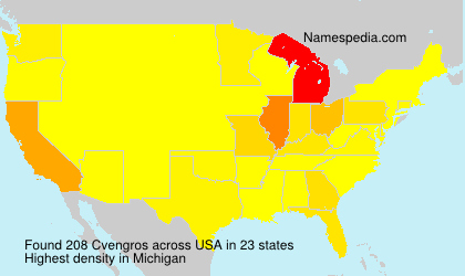 Surname Cvengros in USA Surname Cvengros in USA
