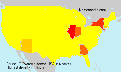 Surname Cvorovic in USA Surname Cvorovic in USA