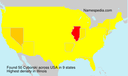 Surname Cyborski in USA Surname Cyborski in USA