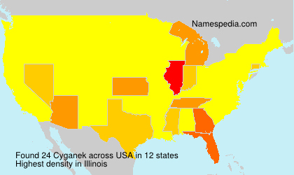 Surname Cyganek in USA Surname Cyganek in USA