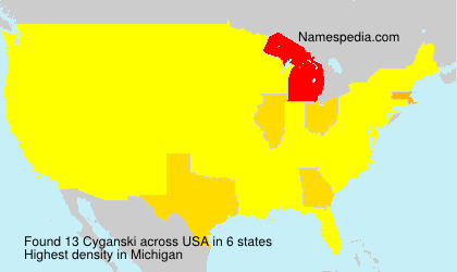 Surname Cyganski in USA Surname Cyganski in USA