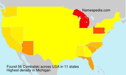 Surname Cymbalski in USA Surname Cymbalski in USA