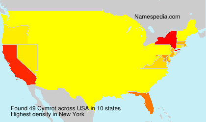 Surname Cymrot in USA Surname Cymrot in USA