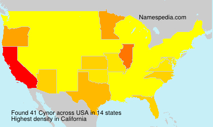 Surname Cynor in USA Surname Cynor in USA
