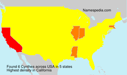 Surname Cynthea in USA Surname Cynthea in USA