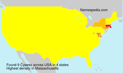 Surname Cypess in USA Surname Cypess in USA