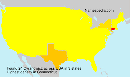 Surname Cyranowicz in USA Surname Cyranowicz in USA
