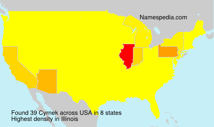 Surname Cyrnek in USA Surname Cyrnek in USA