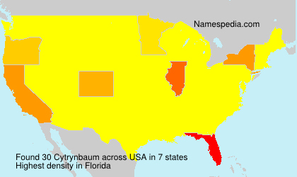 Surname Cytrynbaum in USA Surname Cytrynbaum in USA