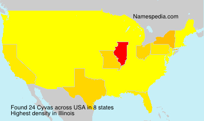 Surname Cyvas in USA Surname Cyvas in USA