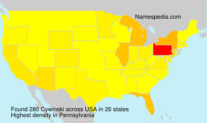 Surname Cywinski in USA Surname Cywinski in USA