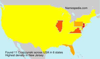 Surname Czajczynski in USA Surname Czajczynski in USA