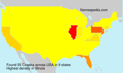 Surname Czapka in USA Surname Czapka in USA