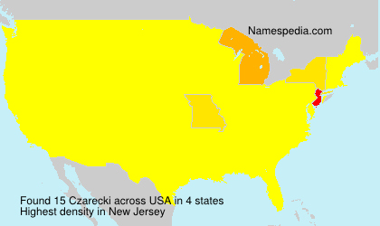 Surname Czarecki in USA Surname Czarecki in USA