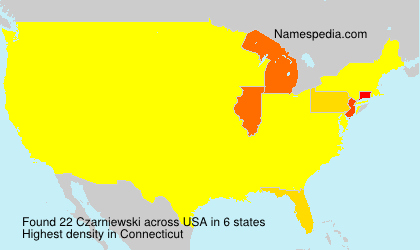 Surname Czarniewski in USA Surname Czarniewski in USA