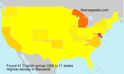 Surname Czarski in USA Surname Czarski in USA