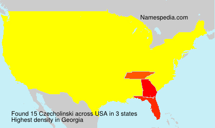 Surname Czecholinski in USA Surname Czecholinski in USA