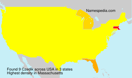 Surname Czedik in USA Surname Czedik in USA