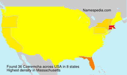 Surname Czeremcha in USA Surname Czeremcha in USA