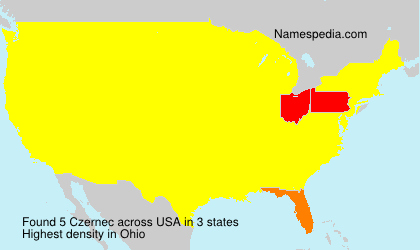 Surname Czernec in USA Surname Czernec in USA