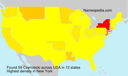 Surname Czerniecki in USA Surname Czerniecki in USA