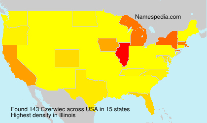 Surname Czerwiec in USA Surname Czerwiec in USA