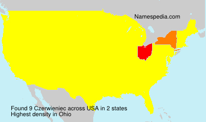 Surname Czerwieniec in USA Surname Czerwieniec in USA