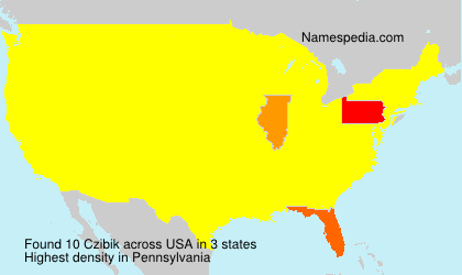 Surname Czibik in USA Surname Czibik in USA