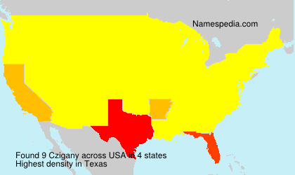 Surname Czigany in USA Surname Czigany in USA