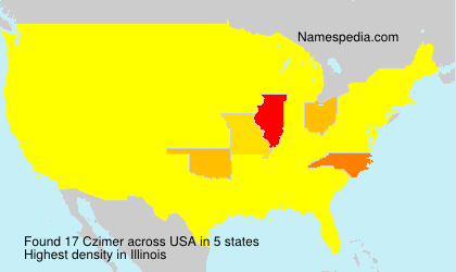 Surname Czimer in USA Surname Czimer in USA