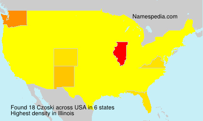 Surname Czoski in USA Surname Czoski in USA