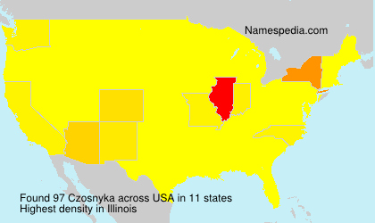 Surname Czosnyka in USA Surname Czosnyka in USA
