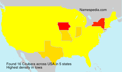 Surname Czubara in USA Surname Czubara in USA