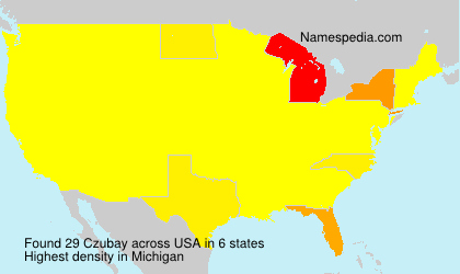 Surname Czubay in USA Surname Czubay in USA