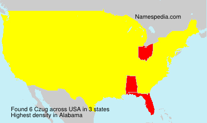 Surname Czug in USA Surname Czug in USA